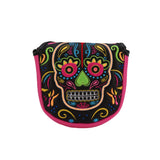Sugar Skull "Neon" Mallet Putter Cover