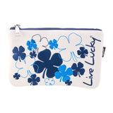 Live Lucky Valuables Pouch Navy