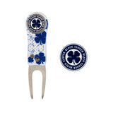 Live Lucky Divot Tool with Ball Marker Set Blue